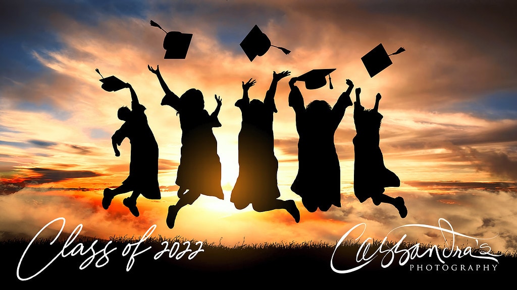 high school senior portraits class of 2022 video title slide