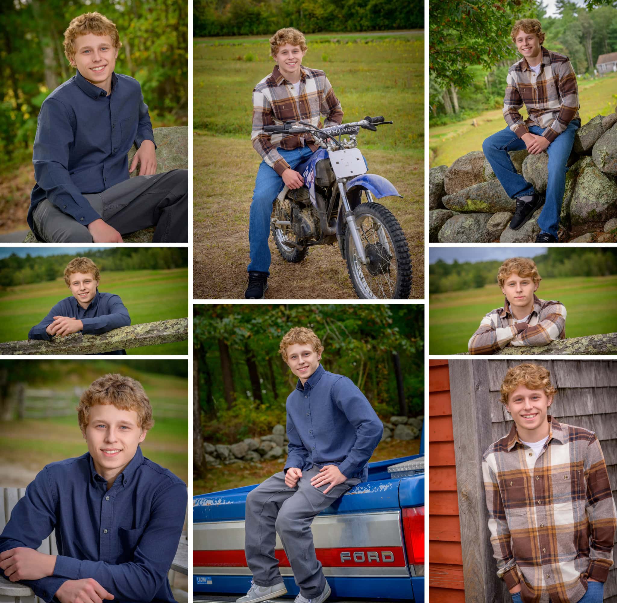 at home senior portraits in a backyard in middleboro, massachusetts