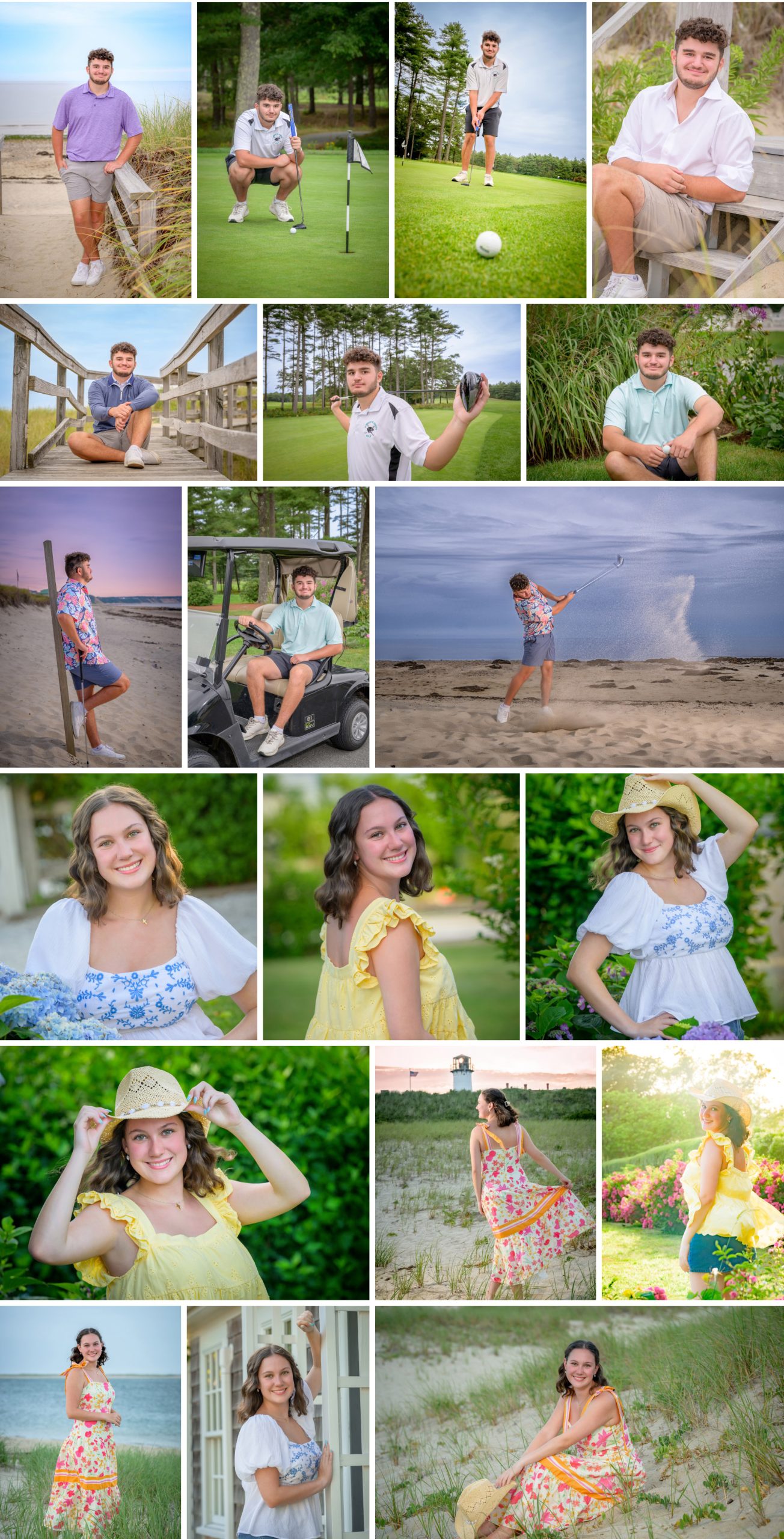 senior pictures in locations in plymouth ma and chatham cape cod